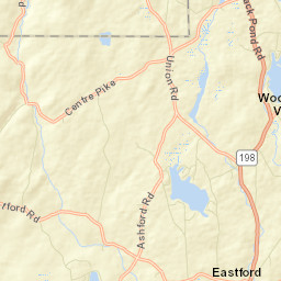 Woodstock Valley Connecticut Street Map