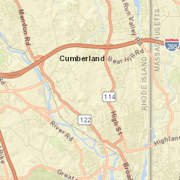 Cumberland Street Map