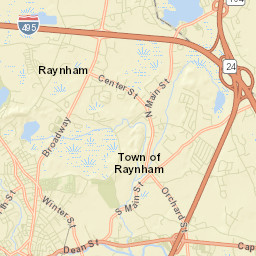 Raynham Street Map