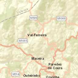 Paredes de Coura Street Map