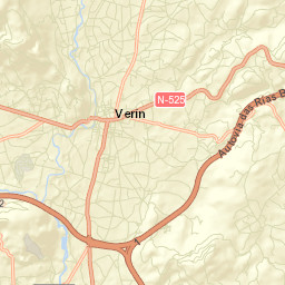 Verín Street Map