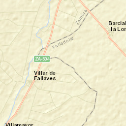 Villar de Fallaves Street Map