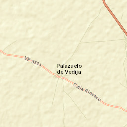 Palazuelo de Vedija Street Map