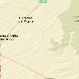 Santa Cecilia del Alcor Street Map