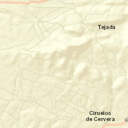 Ciruelos de Cervera Street Map