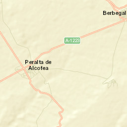Berbegal Street Map