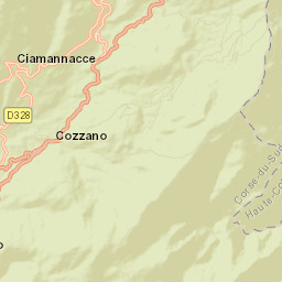 Département de la Corse-du-Sud Street Map