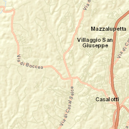 Valle Santa Street Map