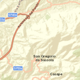 Casape Street Map