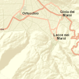 Lecce Nei Marsi Street Map
