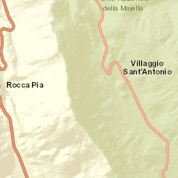 Rocca Pia Street Map