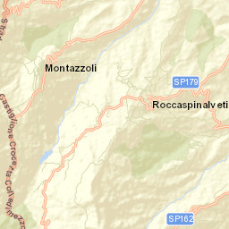 Roccaspinalveti-Santa Giusta Street Map