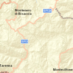Montenero di Bisaccia Street Map