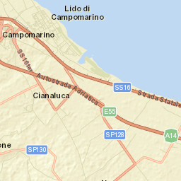Campomarino Street Map