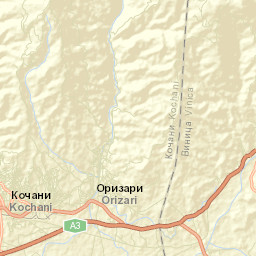 Kochani Street Map