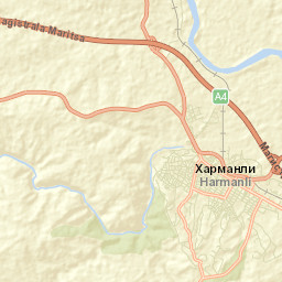 Harmanli Street Map