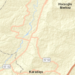 Merkez Street Map