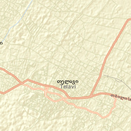 Telavi Street Map