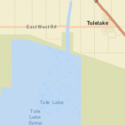 Tulelake California Street Map