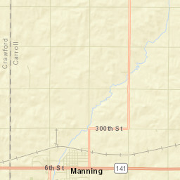 Manning Street Map