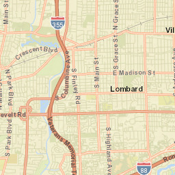 Villa Park Street Map