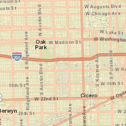Berwyn Street Map