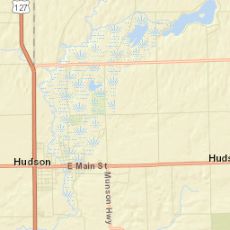 Hudson Street Map