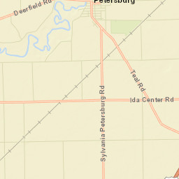 Petersburg Street Map