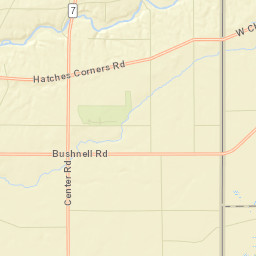 Monroe Center Ohio Street Map