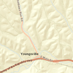 Youngsville Street Map