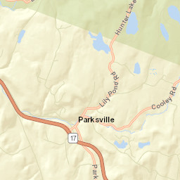 Parksville New York Street Map