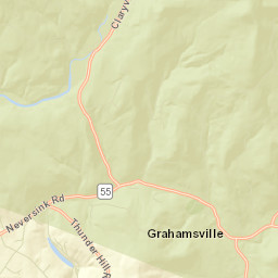 Grahamsville New York Street Map