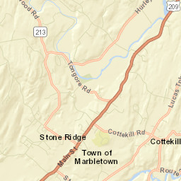 Marbletown New York Street Map