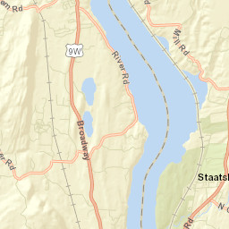 Staatsburg New York Street Map