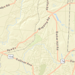 Windsorville Connecticut Street Map