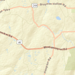 Abington Connecticut Street Map