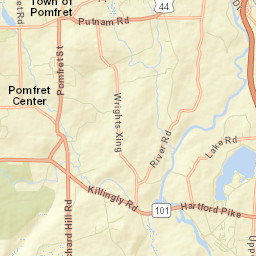 Rogers Connecticut Street Map