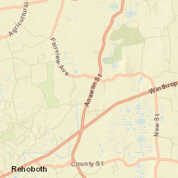 Rehoboth Street Map