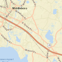 Middleborough Street Map