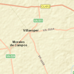 Morales de Campos Street Map