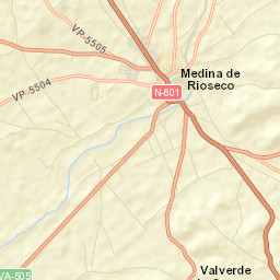 Medina de Ríoseco Street Map