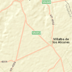 Villalba de los Alcores Street Map