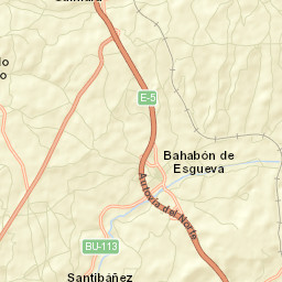 Bahabón de Esgueva Street Map