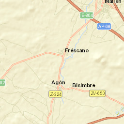Mallén Street Map