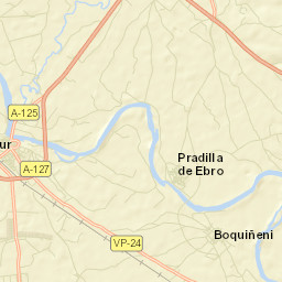 Pradilla de Ebro Street Map
