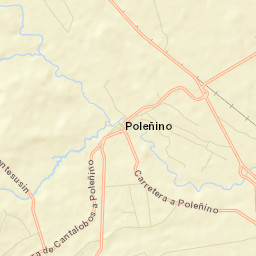 Poleñino Street Map