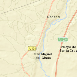 Pueyo de Santa Cruz Street Map