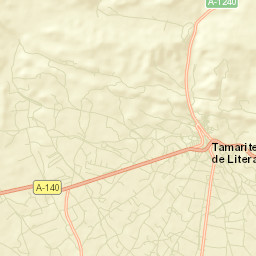 Tamarit de Llitera / Tamarite de Litera Street Map