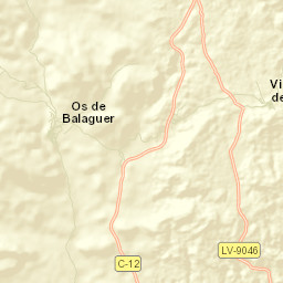 Os de Balaguer Street Map