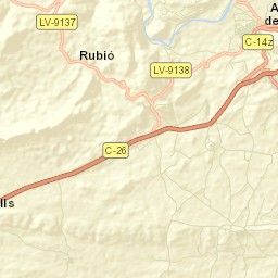 Artesa de Segre Street Map